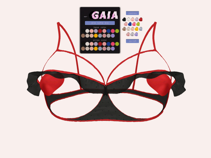 Gaia - aria ruffle top RARE