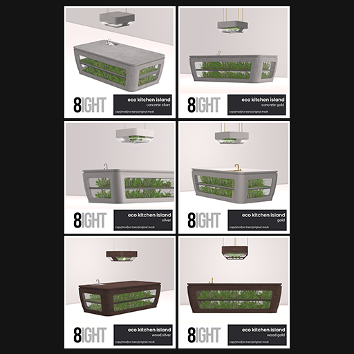 8 Eco Kitchen Island