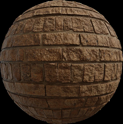 PBR Material - patterned brick wall