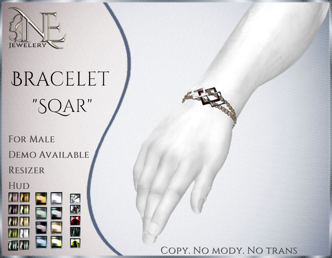 !! NE! Bracelet "SqaR" 
