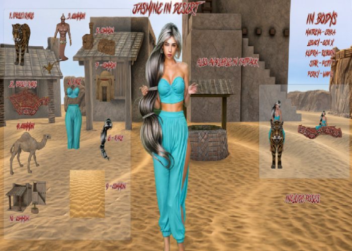 08 - Jasmin Hair - RARE