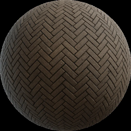 PBR Material - herringbone pavement