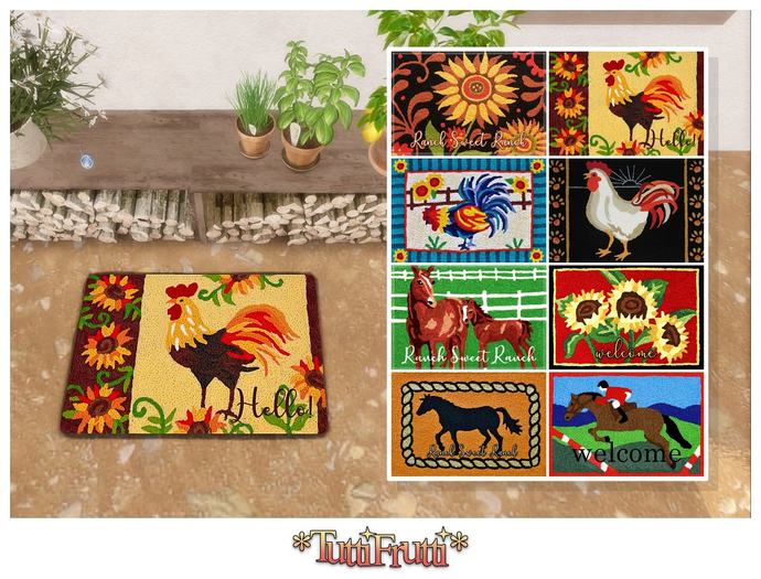 *TuttiFrutti* DoorMats Pack 37