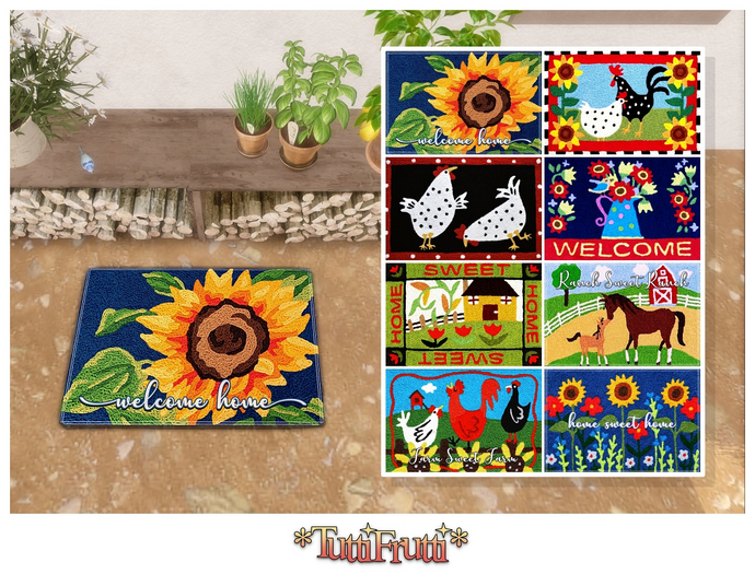 *TuttiFrutti* DoorMats Pack 38