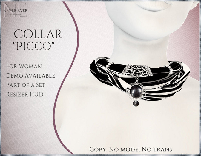 !! NE! Necklace scarf "Picco" (wear for unpack)