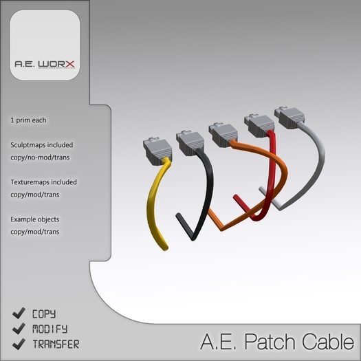 PROMO A.E. Sculpted Patch-Cable