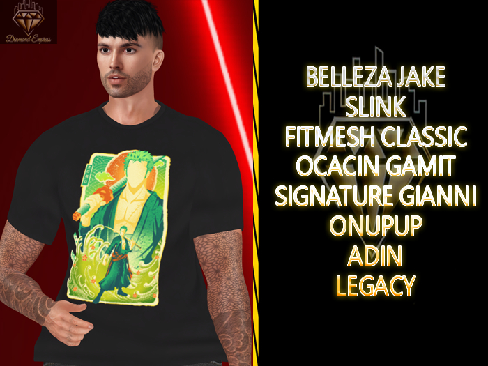 {DE} One Piece- Zoro shirt