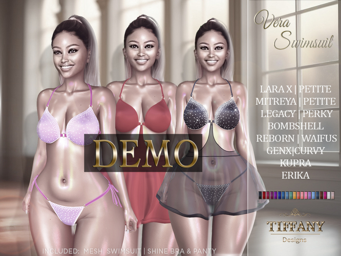 ::TD:: Vera Swimsuit [Mesh] DEMO + Lara X