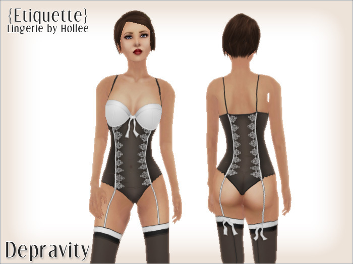 {Etiquette} Depravity - Cloud White