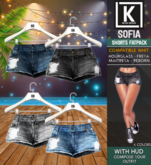 Sofia Shorts [FATPACK] Only 99L & 149L!