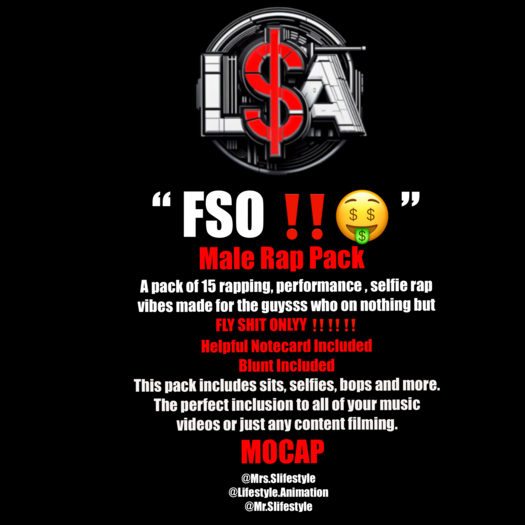 L$A - "FSO" MALE MOCAP PACK