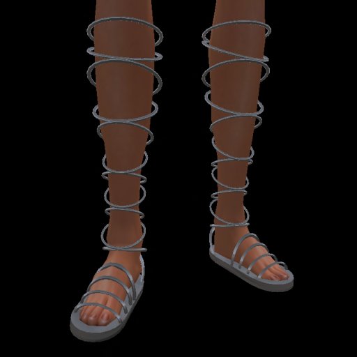 Roman Sandals Silver