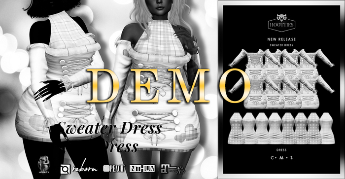 [-Hootties-] Demo Package - Sweater Dress