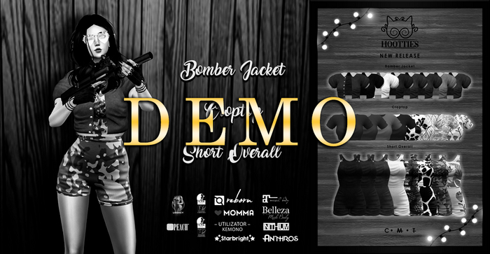 [-Hootties-] Demo Package - Short Overall