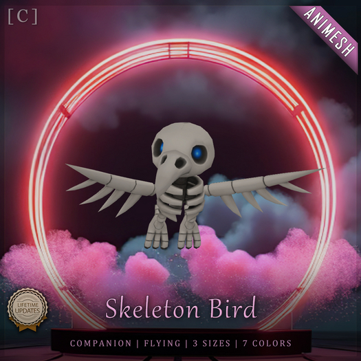 [C] Animesh Pet - Skeleton Bird (Wear)