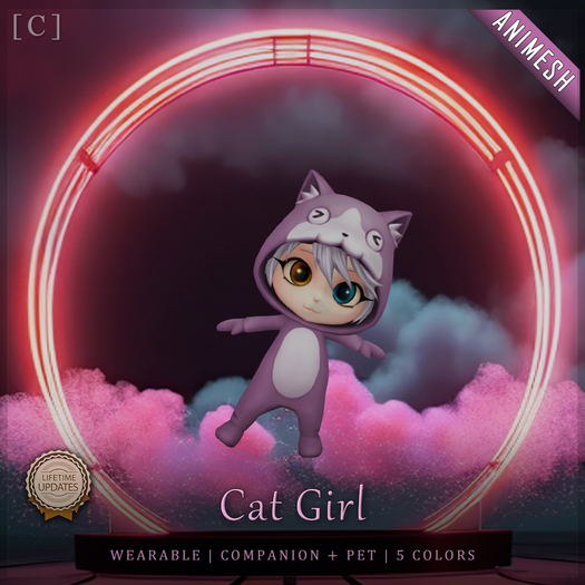 [C] Animesh Follower - Cat Girl (Wear)