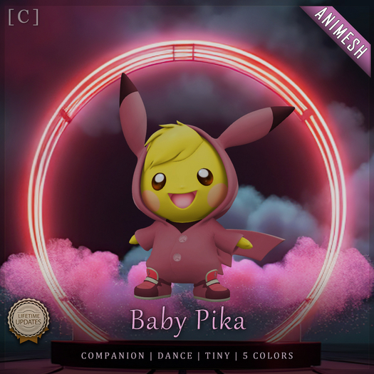 [C] Animesh Follower - Baby Pika (Wear)