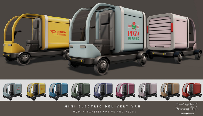 2. Serenity Style-  Mini electric delivery van EXPRESS RARE