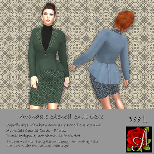 Avondale Stencil Suit CS2