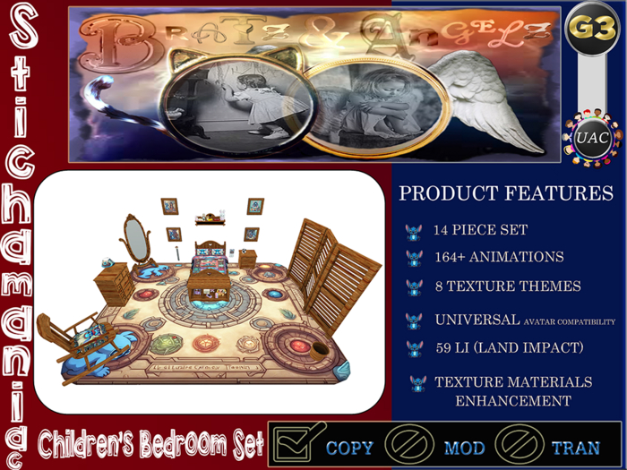Bratz & Angelz - Stichamaniac  - Children's Bedroom Set