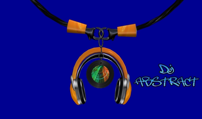 DJ/HEDFONE NECKLACE/DJ ABSTRACT boxed