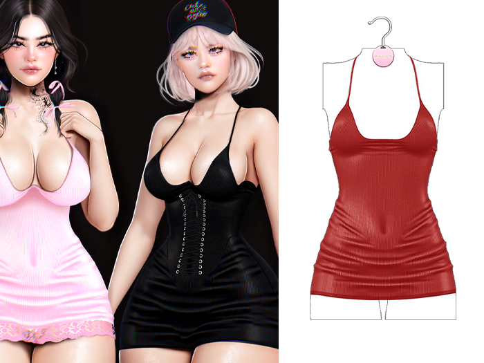 Madison - Dress Nani - Red