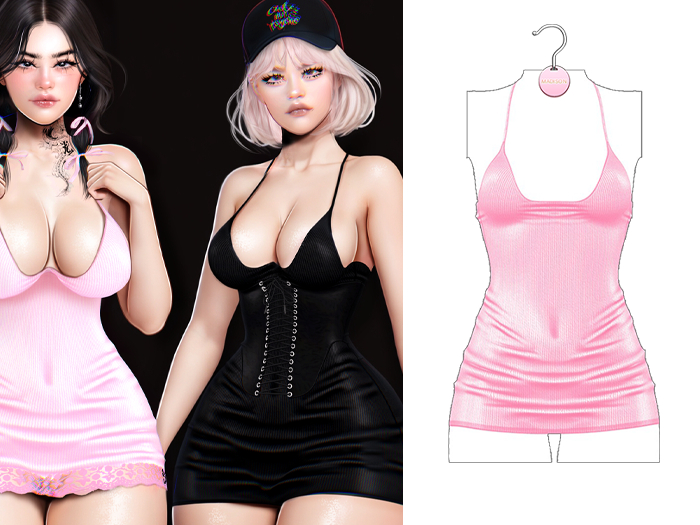 Madison - Dress Nani - Baby Pink