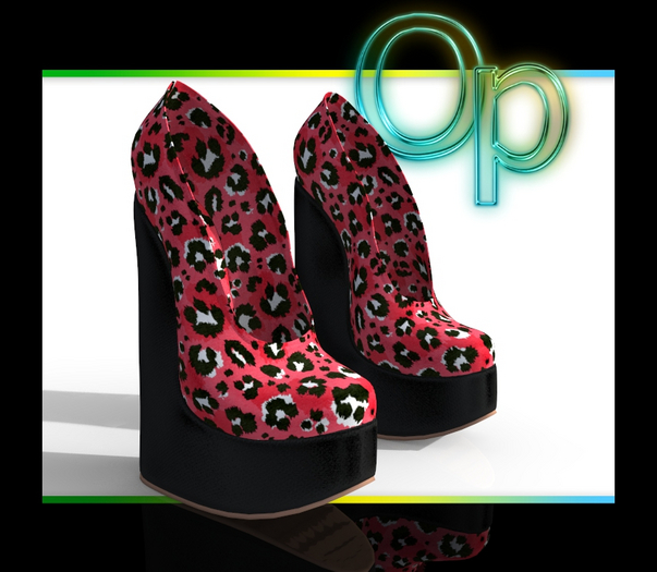 Fuchsia Teez Platform Heels