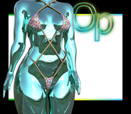 Flowers Whip Bikini
