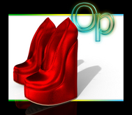 Red Teez Platform Heels