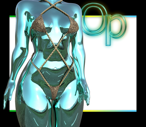 Leopard Whip Bikini