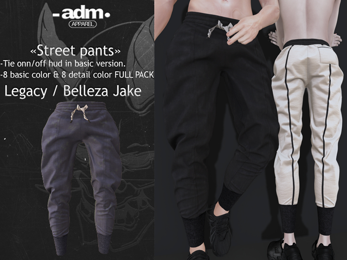 -adm. - "Street Pants " Blue
