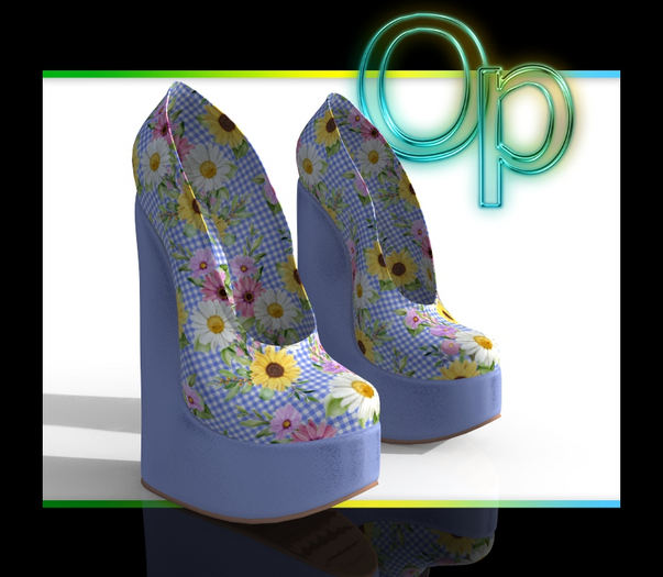 Sunflower Teez Platform Heels
