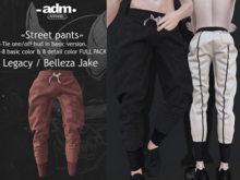 -adm. - "Street Pants " Red