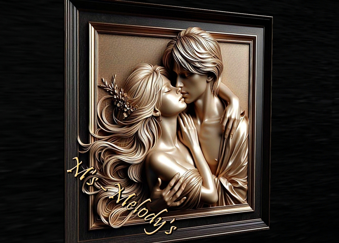 M's - Bas-relief - "Eternal Embrace"