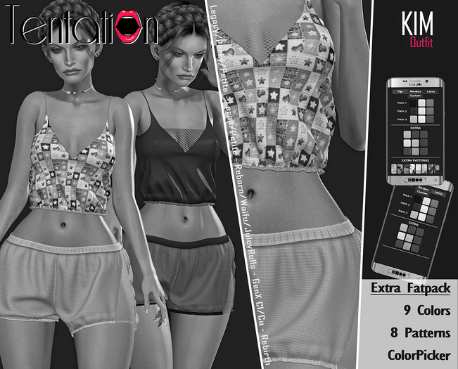 * TentatioN * DEMO Outfit KIM (Unpacker)