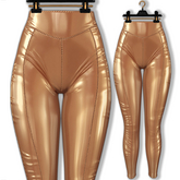 [BL] Mel leggins latex // camel
