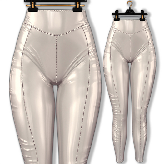 [BL] Mel leggins latex // ivory