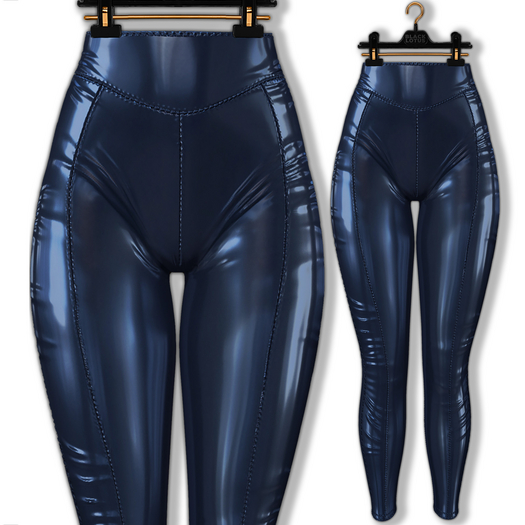 [BL] Mel leggins latex // navy