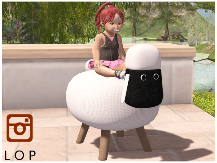 LOP Little Sheep Stool for Zooby 
