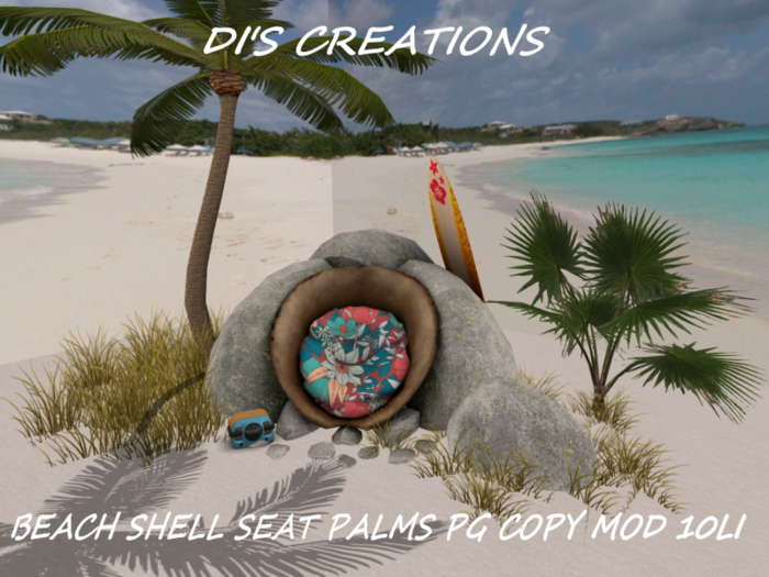 BEACH SHELL SEAT PALMS PG