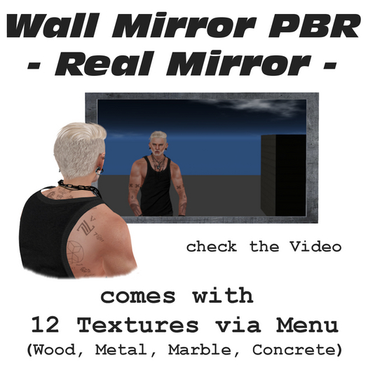 Wall Mirror PBR  - Real Mirror