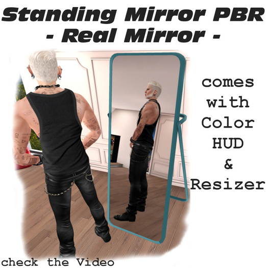 Standing Mirror PBR - Real Mirror