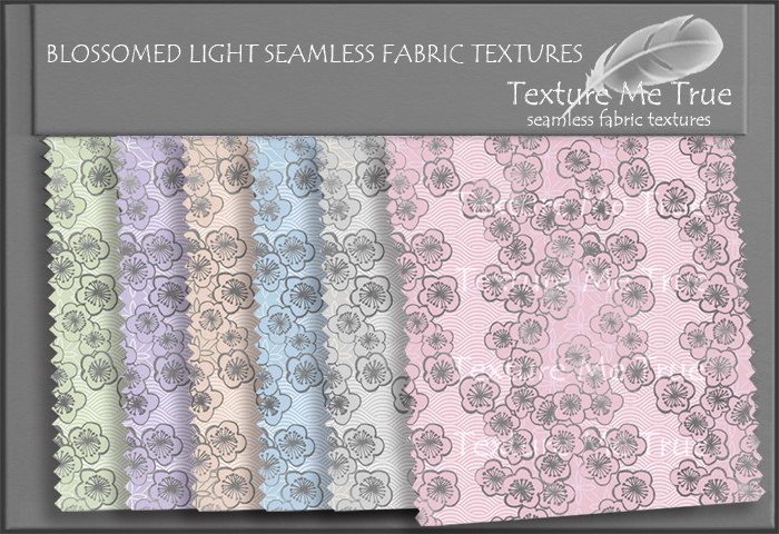 TMT Blossomed Light seamless fabric textures