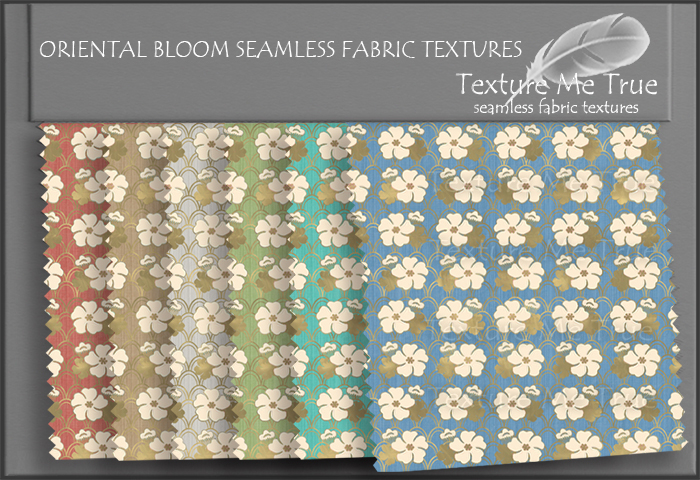 TMT Oriental Bloom seamless fabric textures