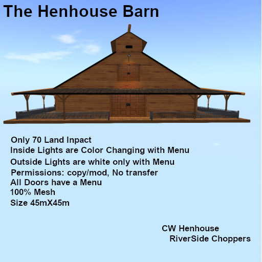 [CW] -The Henhouse Barn V-2 -BOX