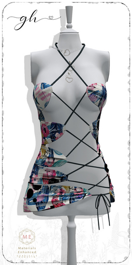 ❥ ✾❥ {GH} ❥  Demo - Paris Floral Mini Dress 2024