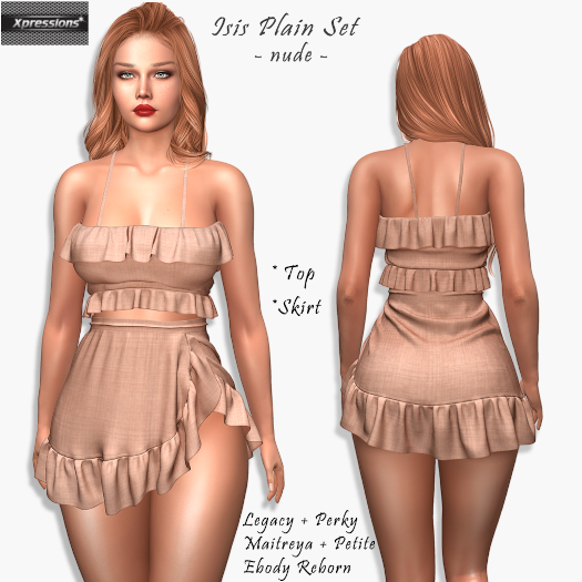 [Xprs] - Isis Plain Set Nude