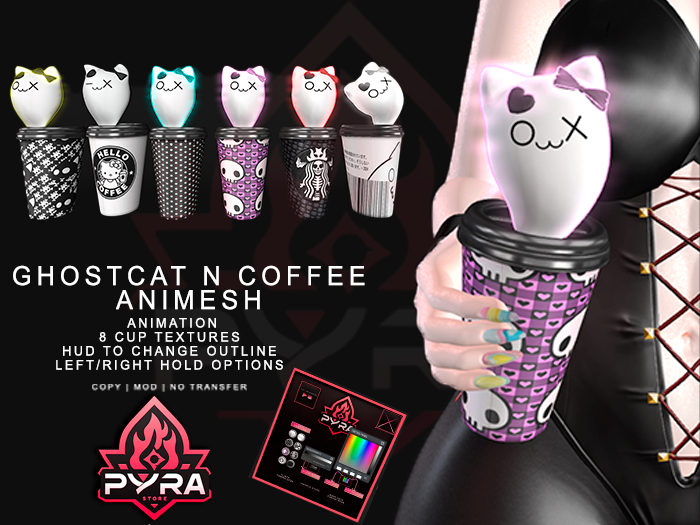 - PYRA - GhostCat N Coffee Animesh