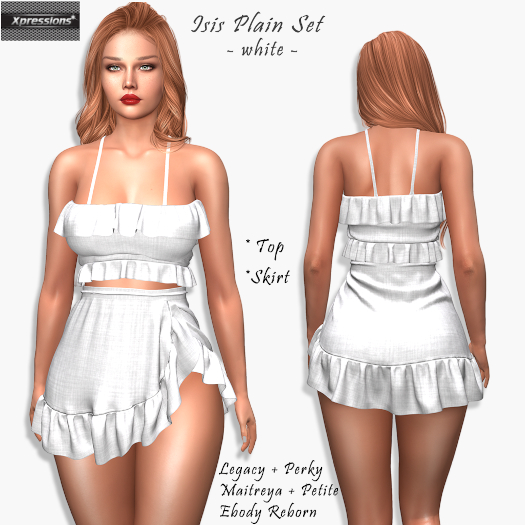 [Xprs] - Isis Plain Set White